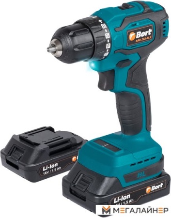 Дрель-шуруповерт Bort BAB-20X-BLK (с 2-мя АКБ, кейс) купить в Минске с доставкой
