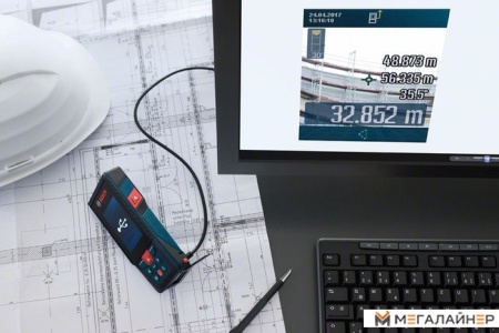 Купить Лазерный дальномер Bosch GLM 120 C Professional 0601072F00 в Минске с доставкой