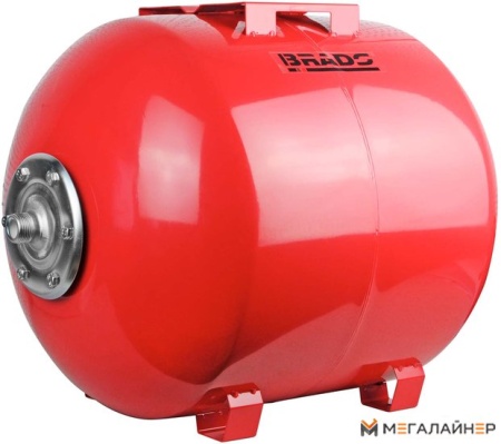Гидроаккумулятор Brado T-80H 80 л (горизонтальный) купить в Минске с доставкой