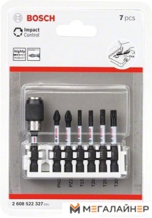 Набор бит Bosch 2608522327 (7 предметов) купить в Минске с доставкой
