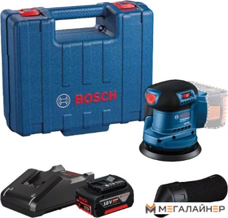 Эксцентриковая шлифмашина Bosch GEX 185-LI Professional 06013A5021 (с 1-м АКБ, кейс) купить в Минске с доставкой
