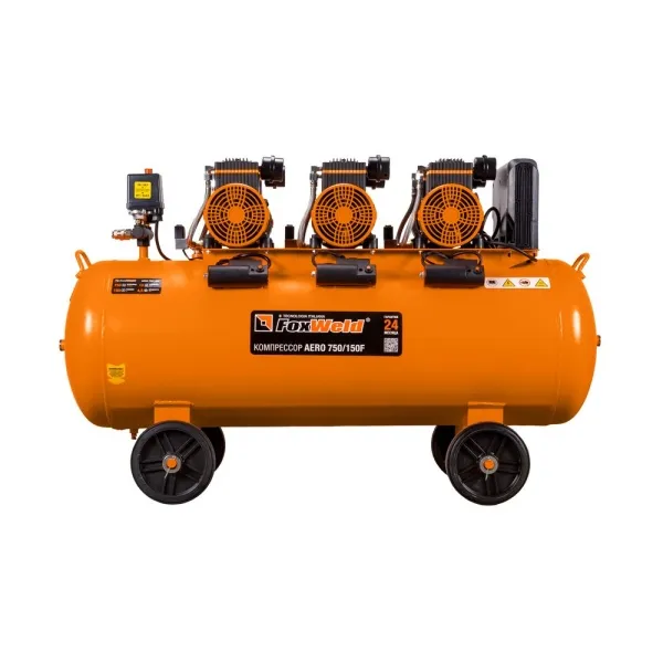 Компрессор безмасляный FoxWeld AERO 750/150F