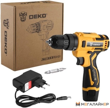 Дрель-шуруповерт Deko ZKCD80FU-Li SET 1 063-4127 (с 1-им АКБ) купить в Минске с доставкой