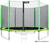 Батут Alpin 3.74 м с защитной сеткой и лестницей