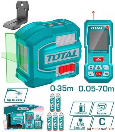 Total TOSLL0401 (лазерный уровень, лазерная рулетка) купить в Минске с доставкой