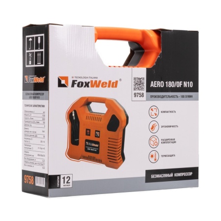 Компрессор безмасляный FoxWeld AERO 180/0F N10