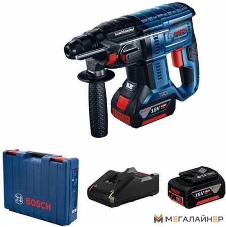 Перфоратор Bosch GBH 180-LI Professional 0611911121 (с 2-мя АКБ, кейс) купить в Минске с доставкой