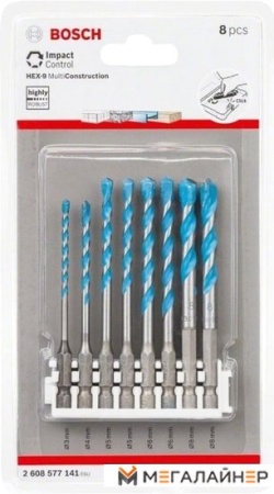 Набор оснастки Bosch 2608577141 (8 предметов) купить в Минске с доставкой