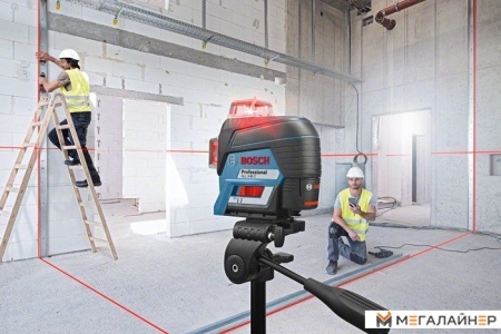Купить Лазерный нивелир Bosch GLL 3-80 C Professional (со штативом BT 150) в Минске с доставкой