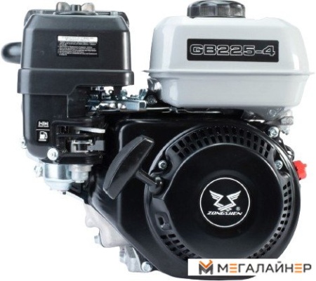 Бензиновый двигатель Zongshen GB225-4 1T90QW253 купить в Минске с доставкой