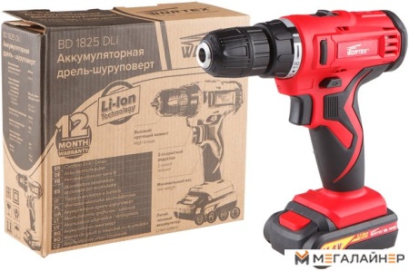 Дрель-шуруповерт Wortex BD 1825 DLi [BD1825DLi0006] купить в Минске с доставкой