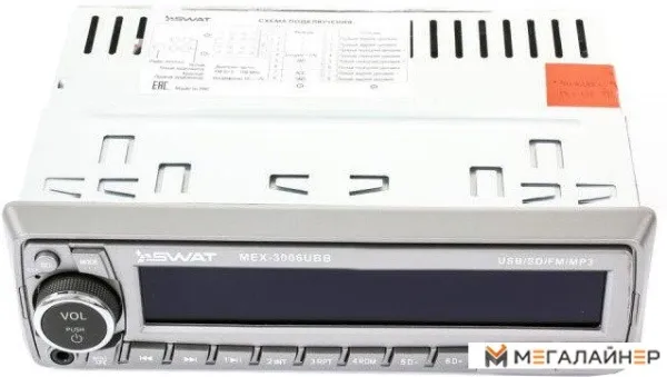 USB-магнитола Swat MEX-3006UBB