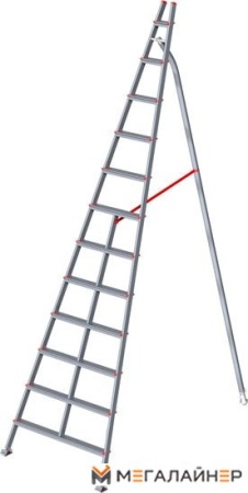 Лестница-стремянка Новая высота NV 319 алюминиевая садовая 14 ступеней купить в Минске с доставкой