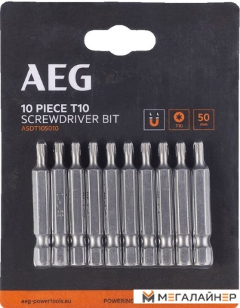 Набор бит AEG Powertools 4932479521 (10 шт) купить в Минске с доставкой