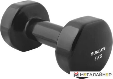 Гантели Sundays IR92005 5 кг (черный)