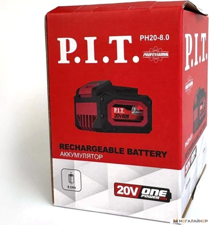 Аккумулятор P.I.T. PH20-8.0 (20В/6 Ач) купить в Минске с доставкой