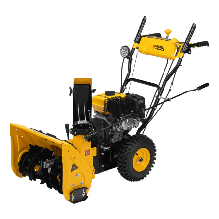 Гибридная снегоуборочная машина с функц. подметания Denzel SWB-600, 212 сс, руч. старт, 2 насадки купить в Минске с доставкой