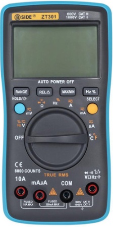 Мультиметр Bside ZT301