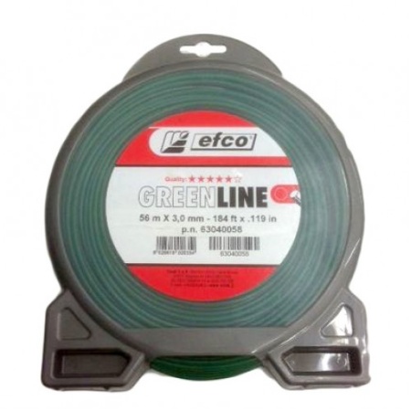 Леска круглая EFCO GREENLINE 3,0х56 м