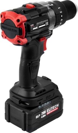 Ударная дрель-шуруповерт ELITECH CD 20BL2 E2201.042.01 (с 1-им АКБ, кейс) купить в Минске с доставкой