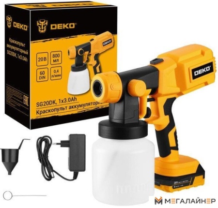 Краскораспылитель Deko SG20DK 083-1133 (с 1-им АКБ) купить в Минске с доставкой