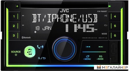 CD/MP3-магнитола JVC KW-R930BT