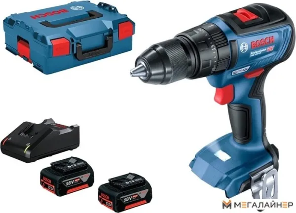 Дрель-шуруповерт Bosch GSB 18V-50 Professional 06019H5100 (с 2-мя АКБ, кейс) купить в Минске с доставкой