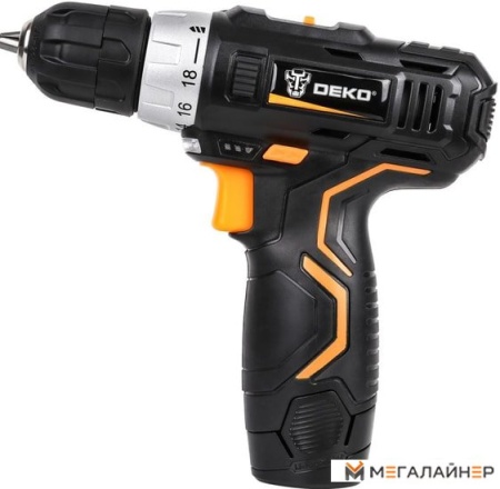Дрель-шуруповерт Deko GCD12DU3 SET 104 063-4095 (с 1-им АКБ, кейс, набор оснастки) купить в Минске с доставкой