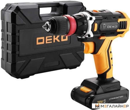 Дрель-шуруповерт Deko DKCD20FU-Li SET 3 063-4177 (с 2-мя АКБ) купить в Минске с доставкой