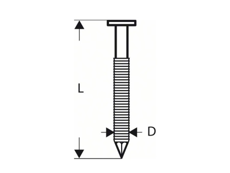 Гвозди для GSN 90-21 RK SN21RK 75RHG (3000 шт) (BOSCH)