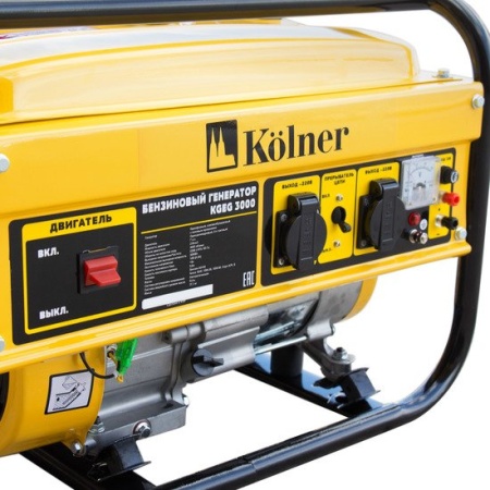 Купить Бензиновый генератор Kolner КGEG 3000 в Минске с доставкой по РБ