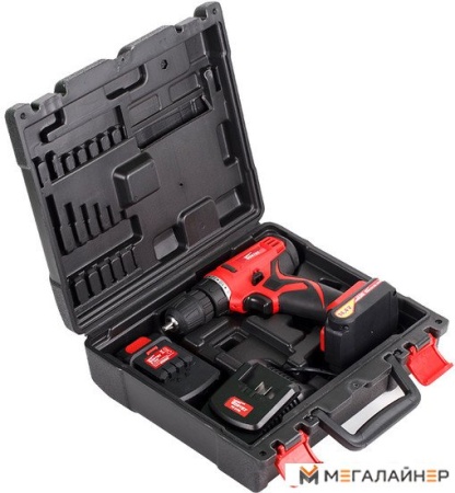 Дрель-шуруповерт Wortex BD 1415DLi + кейс купить в Минске с доставкой