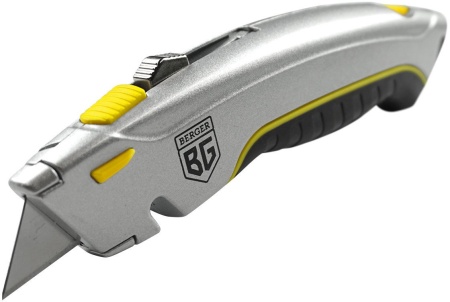 Нож строительный Berger Металлический страпециевидным лезвием 19мм BG1350 (4 лезвия в комплекте) купить в Минске с доставкой