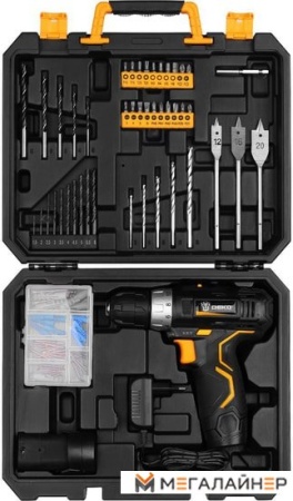 Дрель-шуруповерт Deko GCD12DU3 SET 5 063-4148 (с 2-мя АКБ, кейс, набор оснастки) купить в Минске с доставкой