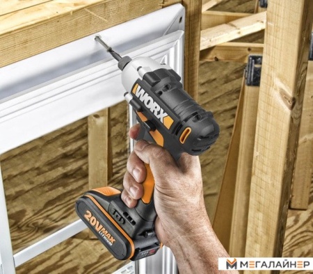 Ударный винтоверт Worx WX290.1 (с 2-мя АКБ, кейс) купить в Минске с доставкой