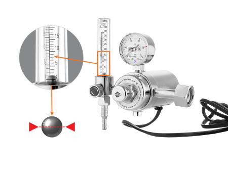 Регулятор расхода газа Сварог У-30/АР-40-П-36-Р с подогревателем, манометр с поверкой