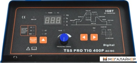 Аппарат TIG сварки алюминия TSS PRO TIG 400P AC/DC Digital