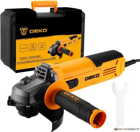 Угловая шлифмашина Deko AGDK-1250W 084-1078 купить в Минске с доставкой