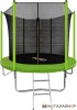 Батут Arland 8ft с внутренней сеткой и лестницей (светло-зеленый)