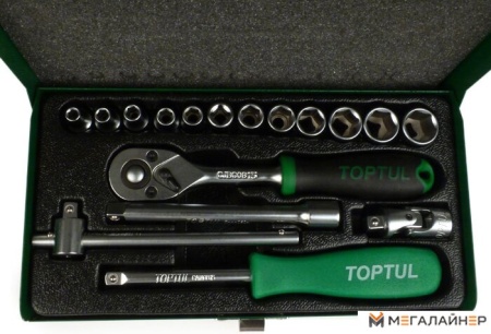 Набор торцевых головок Toptul GCAD1702 17 предметов купить в Минске с доставкой