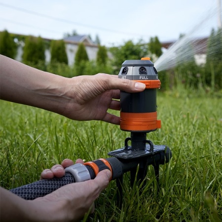 Коннектор c металлическим фиксатором аквастоп 5/8-3/4" Plantic light 39381-01 купить в Минске с доставкой