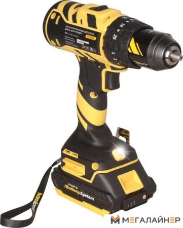 Ударная дрель-шуруповерт Hanskonner HCD1865I (с 2-мя АКБ, кейс) купить в Минске с доставкой