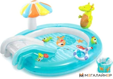 Надувной бассейн Intex Малыш Аллигатор 57165 (201x170)