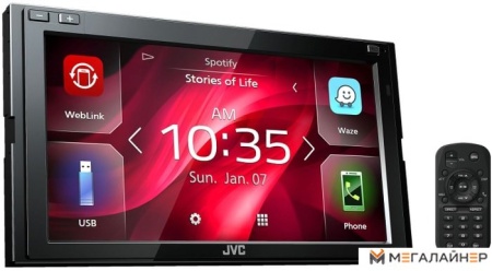 USB-магнитола JVC KW-M540BT