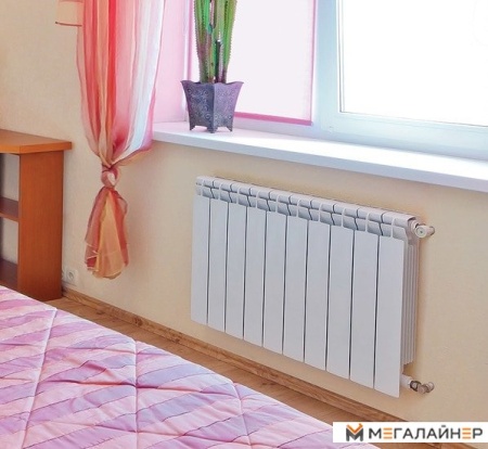 Алюминиевый радиатор Halsen 500/96 (12 секций)