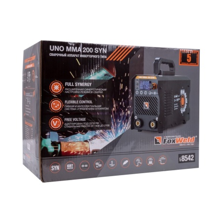 Сварочный аппарат FoxWeld UNO MMA 200 SYN