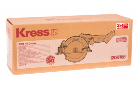 Циркулярная пила аккумуляторная бесщеточная Kress KU519.9, 20В, 140мм, без АКБ и ЗУ купить в Минске с доставкой