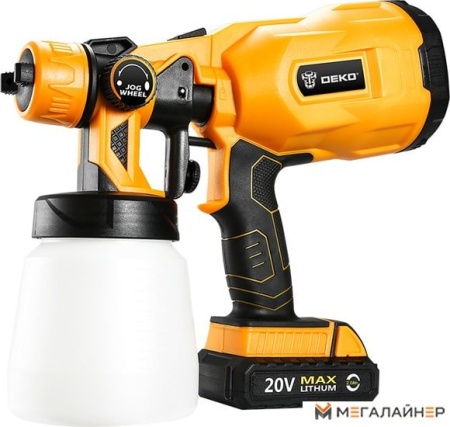Краскораспылитель Deko DKSG20K2 (с 1-им АКБ) купить в Минске с доставкой