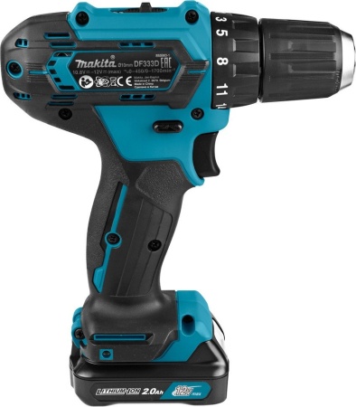 Дрель-шуруповерт Makita DF333DWAEA2 (с 2-мя АКБ, кейс) купить в Минске с доставкой
