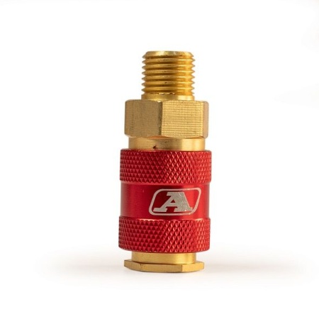 Штуцер профессиональный Aurora мама с наружной резьбой 3/8М, латунь, блистер 1шт